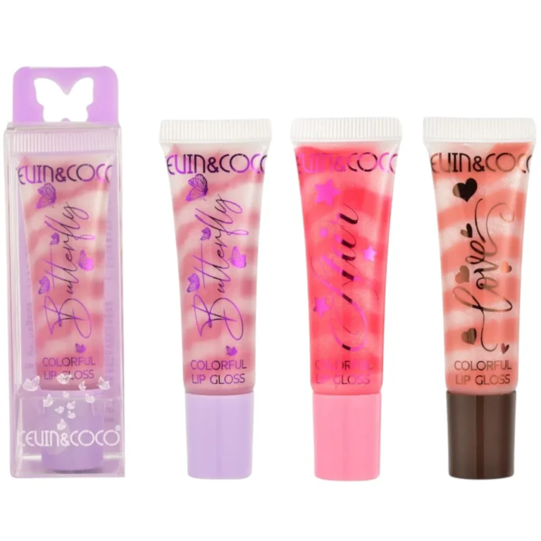 Brillos labiales Colorful Kevin & Coco en tonos surtidos KC01 KC02 KC03