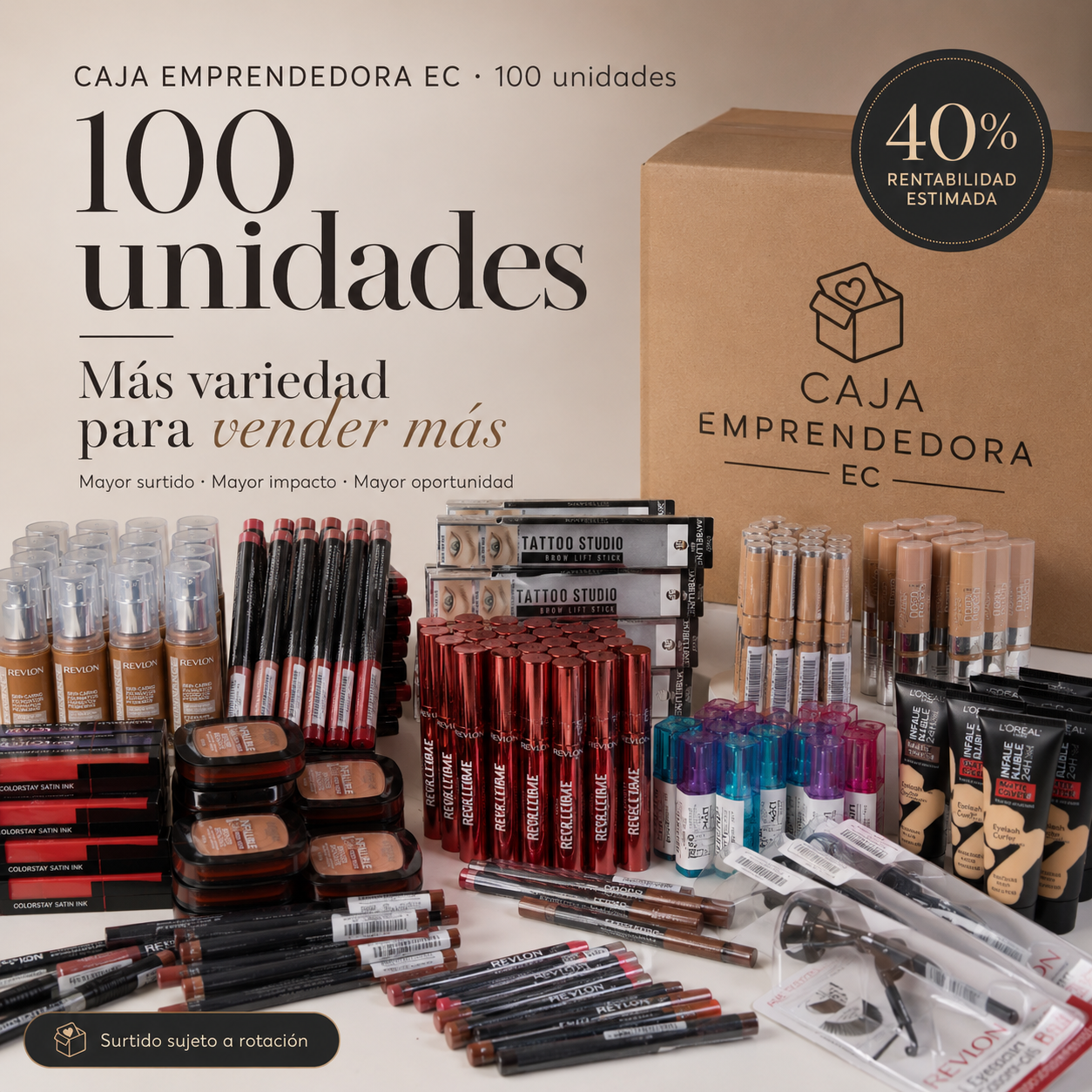 Caja Emprendedora EC de 100 unidades