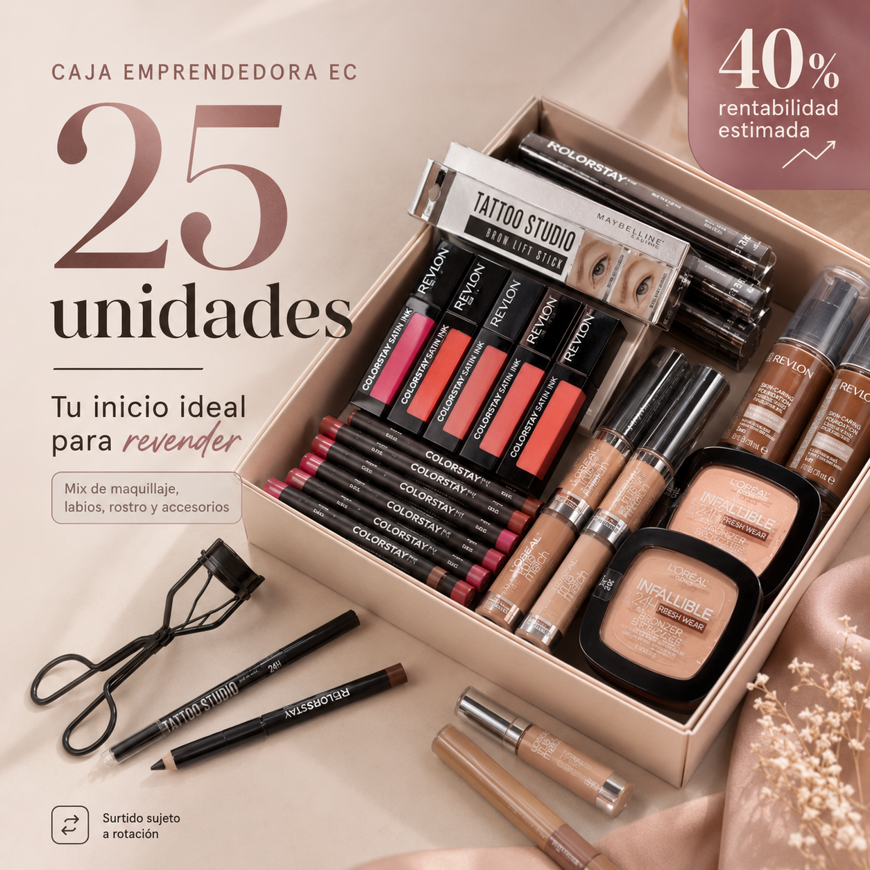 Caja Emprendedora EC de 25 unidades